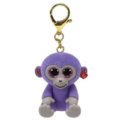 Мягкая игрушка-брелок Beanie Boo's Обезьянка Cherry Ty Inc 25070 1